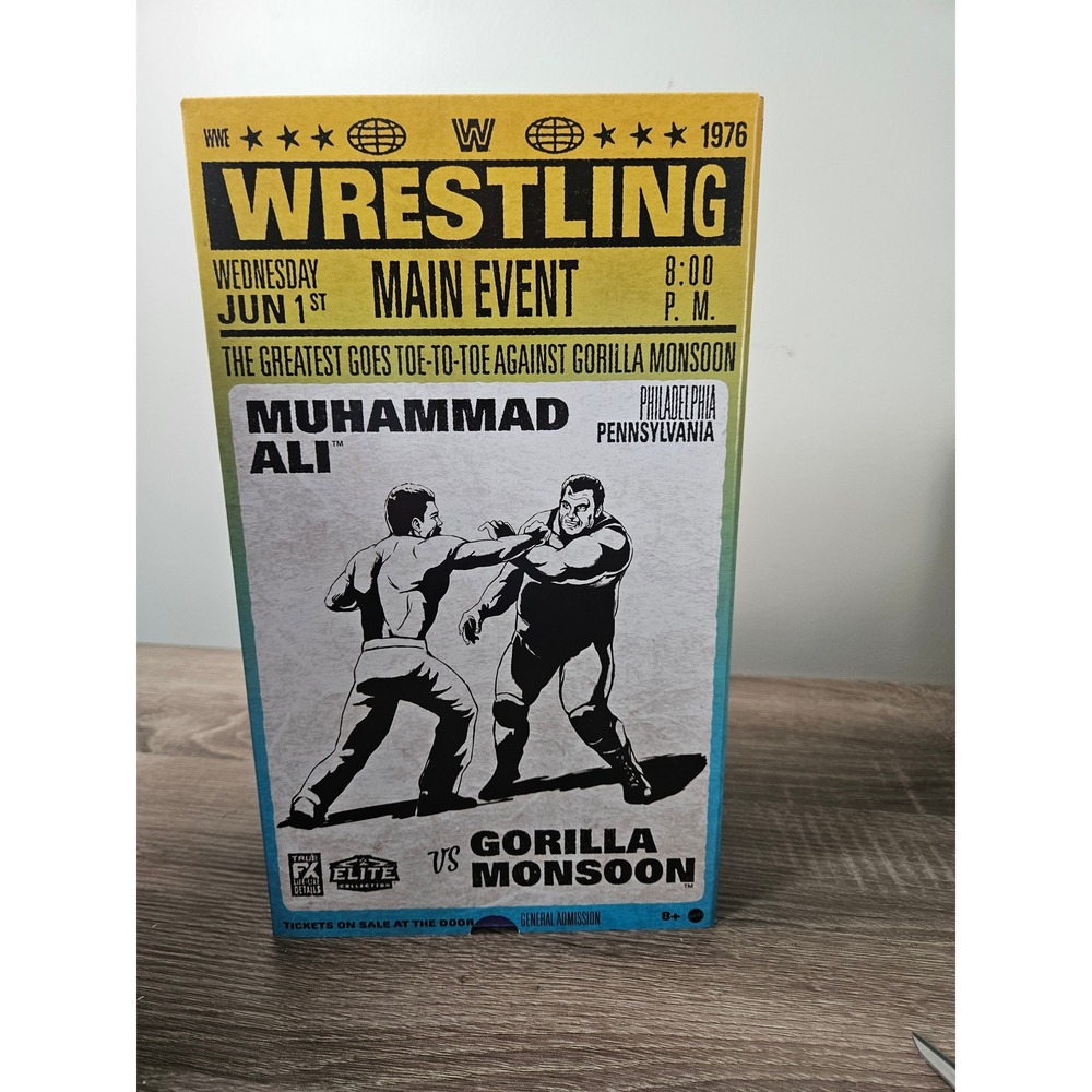 WWE Legends of the Territory Era Elite 4-Pack Muhammad Ali Billy Graham HXK43 - Picture 6 of 15